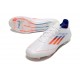 Korki adidas F50 Elite FG Biały Czerwony Niebieski