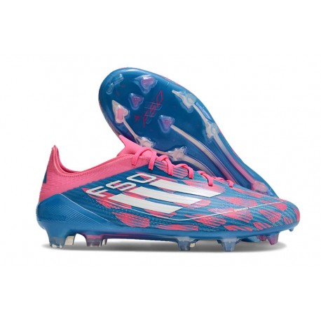 Korki adidas F50 Elite FG Niebieski Biały Różowy