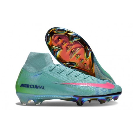 Nike Mercurial Superfly 10 Elite FG Zielony Różowy