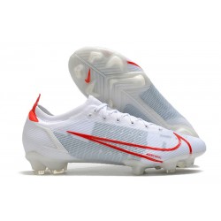 Buty Nike Mercurial Vapor 14 Elite FG Biały Czerwony