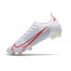 Buty Nike Mercurial Vapor 14 Elite FG Biały Czerwony