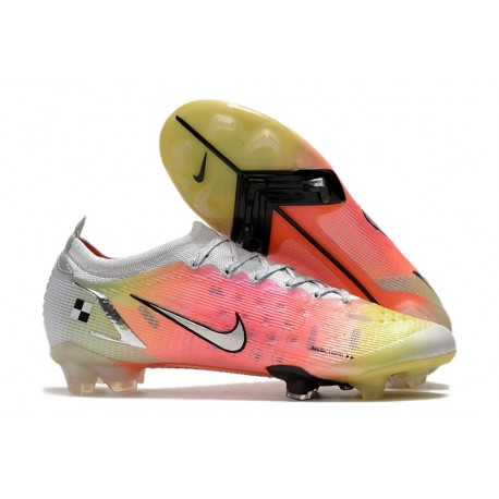 Nike Korki Mercurial Vapor XIV Elite FG Biały Czerwony Srebro