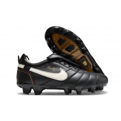 Nike Tiempo Legend 10 Elite FG Czarny Biały
