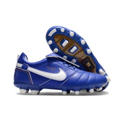 Nike Tiempo Legend 10 Elite FG Niebieski Biały