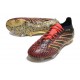 Buty adidas Predator 24 Elite FG Czerwony Złoto Czarny