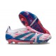 Korki adidas Predator Elite Tongue FG Biały Różowy Niebieski