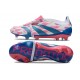 Korki adidas Predator Elite Tongue FG Biały Różowy Niebieski