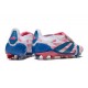 Korki adidas Predator Elite Tongue FG Biały Różowy Niebieski