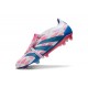 Korki adidas Predator Elite Tongue FG Biały Różowy Niebieski