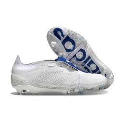 Korki adidas Predator Elite Tongue FG Biały Niebieski