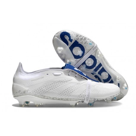 Korki adidas Predator Elite Tongue FG Biały Niebieski