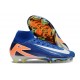 Nike Air Zoom Mercurial Superfly X Elite FG Niebieski Biały Pomarańczowy