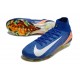 Nike Air Zoom Mercurial Superfly X Elite FG Niebieski Biały Pomarańczowy