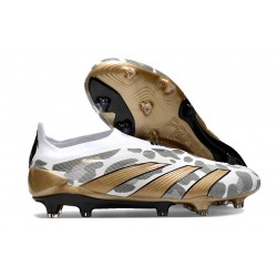 Korki adidas Predator Elite LL FG Złoto Biały Szary