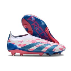 Korki adidas Predator Elite LL FG Biały Różowy Niebieski