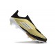 Korki Piłkarskie adidas F50+ Laceless FG Miedź Czarny Biały