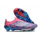Korki Piłkarskie adidas F50+ Laceless FG Niebieski Biały Różowy