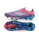 Korki Piłkarskie adidas F50+ Laceless FG Niebieski Biały Różowy