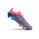 Korki Piłkarskie adidas F50+ Laceless FG Niebieski Biały Różowy