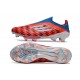 Korki Piłkarskie adidas F50+ Laceless FG Czerwony Biały Niebieski