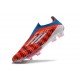 Korki Piłkarskie adidas F50+ Laceless FG Czerwony Biały Niebieski