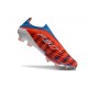 Korki Piłkarskie adidas F50+ Laceless FG Czerwony Biały Niebieski