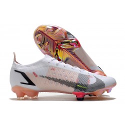 Buty Nike Mercurial Vapor 14 Elite FG Biały Czerwony Czarny