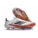 Korki Piłkarskie adidas F50+ Laceless FG X Messi Biały Czerwony Czarny
