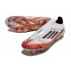 Korki Piłkarskie adidas F50+ Laceless FG X Messi Biały Czerwony Czarny