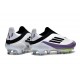 Korki Piłkarskie adidas F50+ Laceless FG X Messi Biały Czarny Fioletowy