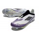 Korki Piłkarskie adidas F50+ Laceless FG X Messi Biały Czarny Fioletowy