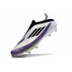 Korki Piłkarskie adidas F50+ Laceless FG X Messi Biały Czarny Fioletowy