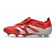 Buty adidas Predator Elite Foldover Tongue FG Czerwony Biały Czarny