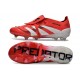 Buty adidas Predator Elite Foldover Tongue FG Czerwony Biały Czarny