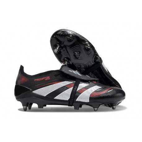 Buty adidas Predator Elite Foldover Tongue FG Czarny Wilczy Czerwony