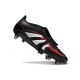 Buty adidas Predator Elite Foldover Tongue FG Czarny Wilczy Czerwony