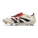Buty adidas Predator Elite Foldover Tongue FG Beżowy Czarny Czerwony