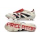 Buty adidas Predator Elite Foldover Tongue FG Beżowy Czarny Czerwony