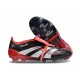 Buty adidas Predator Elite Foldover Tongue FG Czarny Biały Czerwony