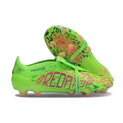 Buty adidas Predator Elite Foldover Tongue FG Zielony Czerwony