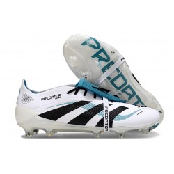 Buty adidas Predator Elite Foldover Tongue FG Biały Czarny Niebieski