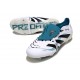 Buty adidas Predator Elite Foldover Tongue FG Biały Czarny Niebieski