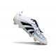 Buty adidas Predator Elite Foldover Tongue FG Biały Czarny Niebieski