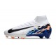 Nike Air Zoom Mercurial Superfly X Elite FG Biały Czarny Niebieski 