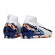 Nike Air Zoom Mercurial Superfly X Elite FG Biały Czarny Niebieski 