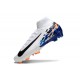 Nike Air Zoom Mercurial Superfly X Elite FG Biały Czarny Niebieski 