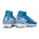 Nike Air Zoom Mercurial Superfly X Elite FG Niebieski Biały