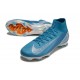 Nike Air Zoom Mercurial Superfly X Elite FG Niebieski Biały