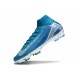 Nike Air Zoom Mercurial Superfly X Elite FG Niebieski Biały