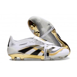Buty adidas Predator Elite Foldover Tongue FG Biały Czarny Złoto